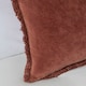 image 3 of BHS Camille Cushion | Red | Rose | One Size | 1