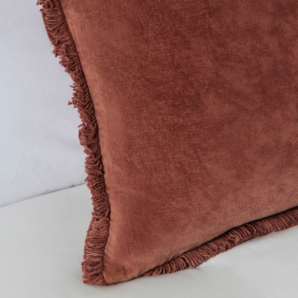 image 1 of BHS Camille Cushion | Red | Rose | One Size | 1