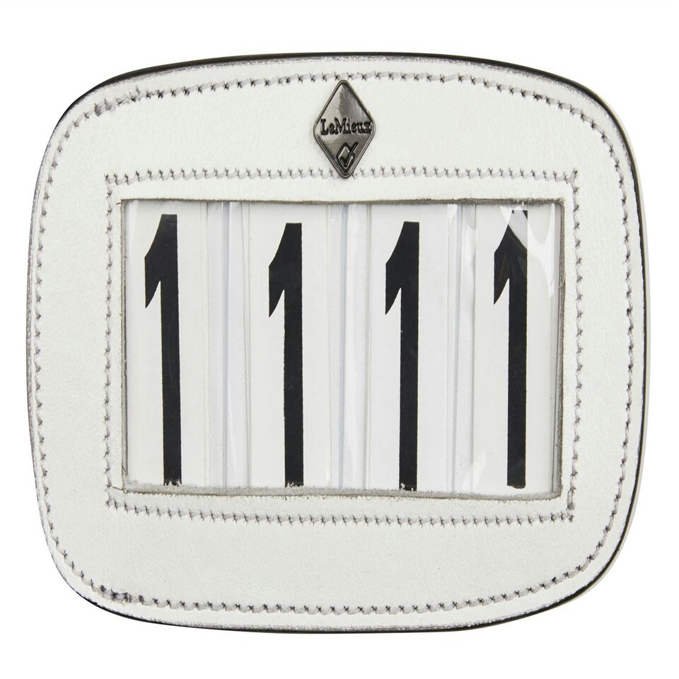 image 1 of LeMieux Saddle Number Holder 4 Spaces White | One Size