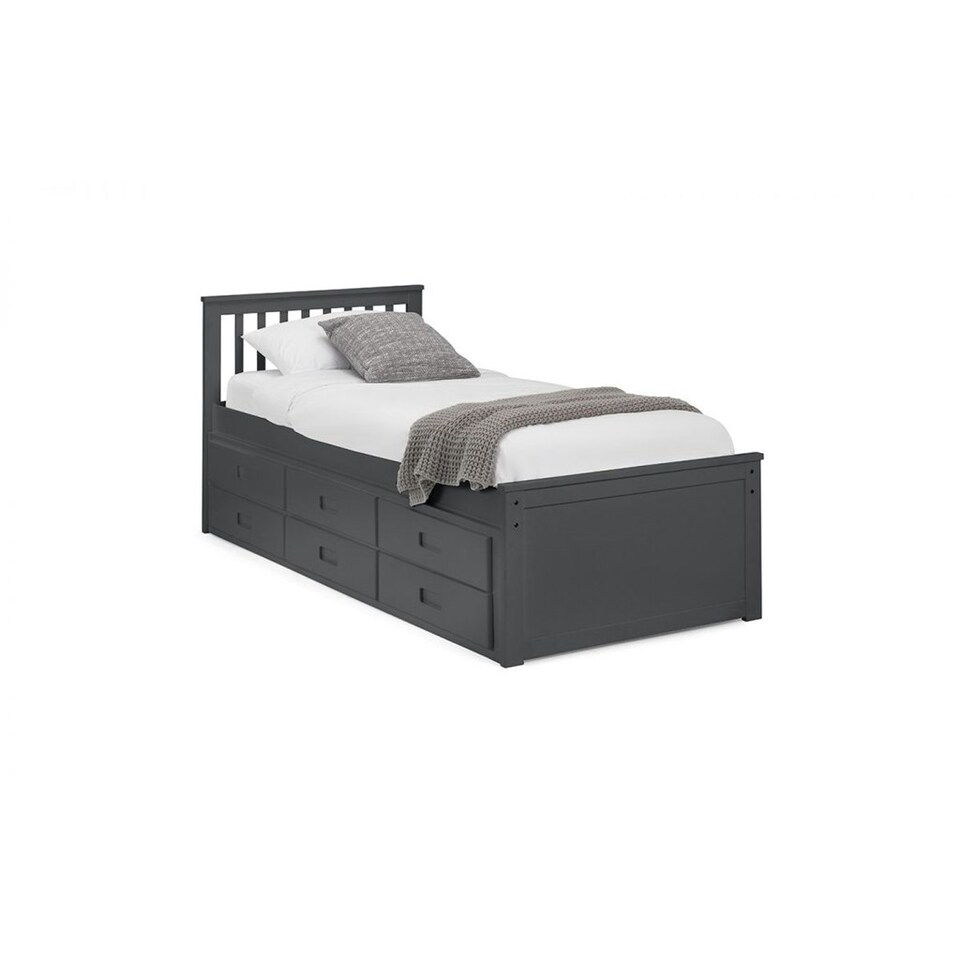 image 1 of Premier Anthracite Day Bed Single 3ft (90cm) + Pull Out Bed (Guest Bed)