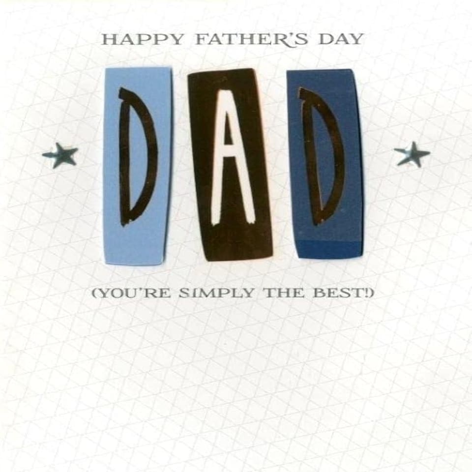 image 1 of Simply The Best Dad Father's Day Card