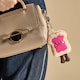 image 3 of OHS Sweetie Pie Bag Charm Keyring Soft Fleece Keychain