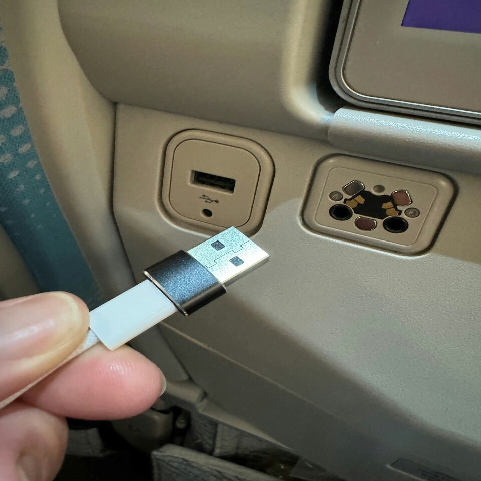 image 1 of USB-C 3.1 to USB-A Adapter Black | Black USB-A to USB-C Adapter