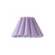 image 1 of ValueLights Lauren Lilac Fabric Pleated Scallop Edge Tapered Ceiling Floor Table Lamp Shade