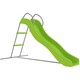 image 1 of AIYAPLAY Freestanding Garden Wavy Slide for Kids with Climbing Ladder, Green