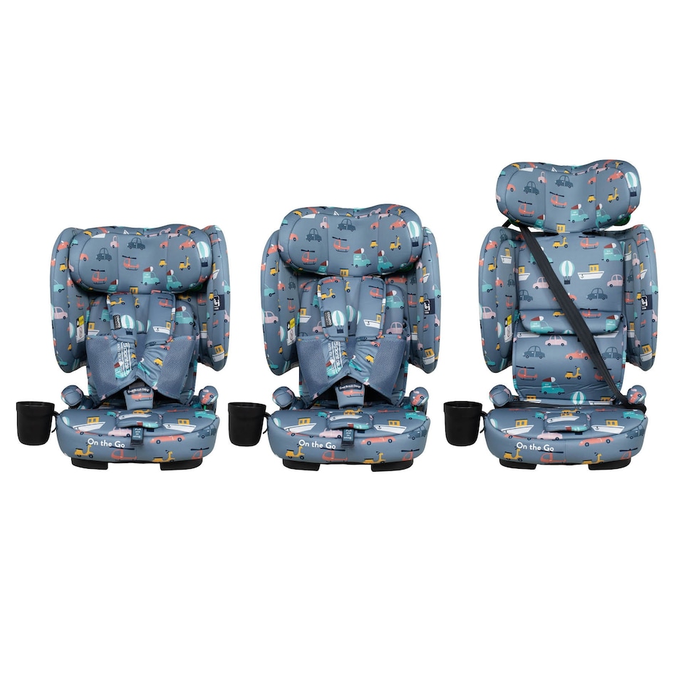 image 1 of Cosatto On The Go iSize Travel Car Seat Lightweight Foldable Booster, Quick Fit, R129 Safety