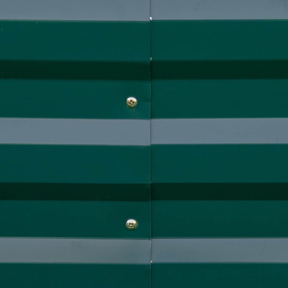 image 1 of Outsunny Galvanised Raised Garden Bed Metal Planter Box with Open Bottom, Green