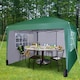 image 2 of MCC Direct Gazebo 3x3 Pop up with Sides Green | Green | Green
