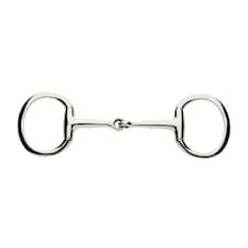 Lorina Single Jointed Eggbutt Snaffle - Silver - 5.5in