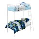 image 2 of Bunk Bed Convertible Metal White, Single