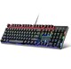 image 1 of Z-Edge Mechanical Gaming Keyboard Wired USB Gaming Keyboard 104 Keys with Customizable Rainbow Backlit, Anti-Ghosting, Aluminium Plate, Plug & Play, for Gamers and Typists - US Layout
