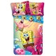 image 1 of SpongeBob SquarePants Duvet Cover Set | Pink | Pink/Blue/Yellow | Single | 1