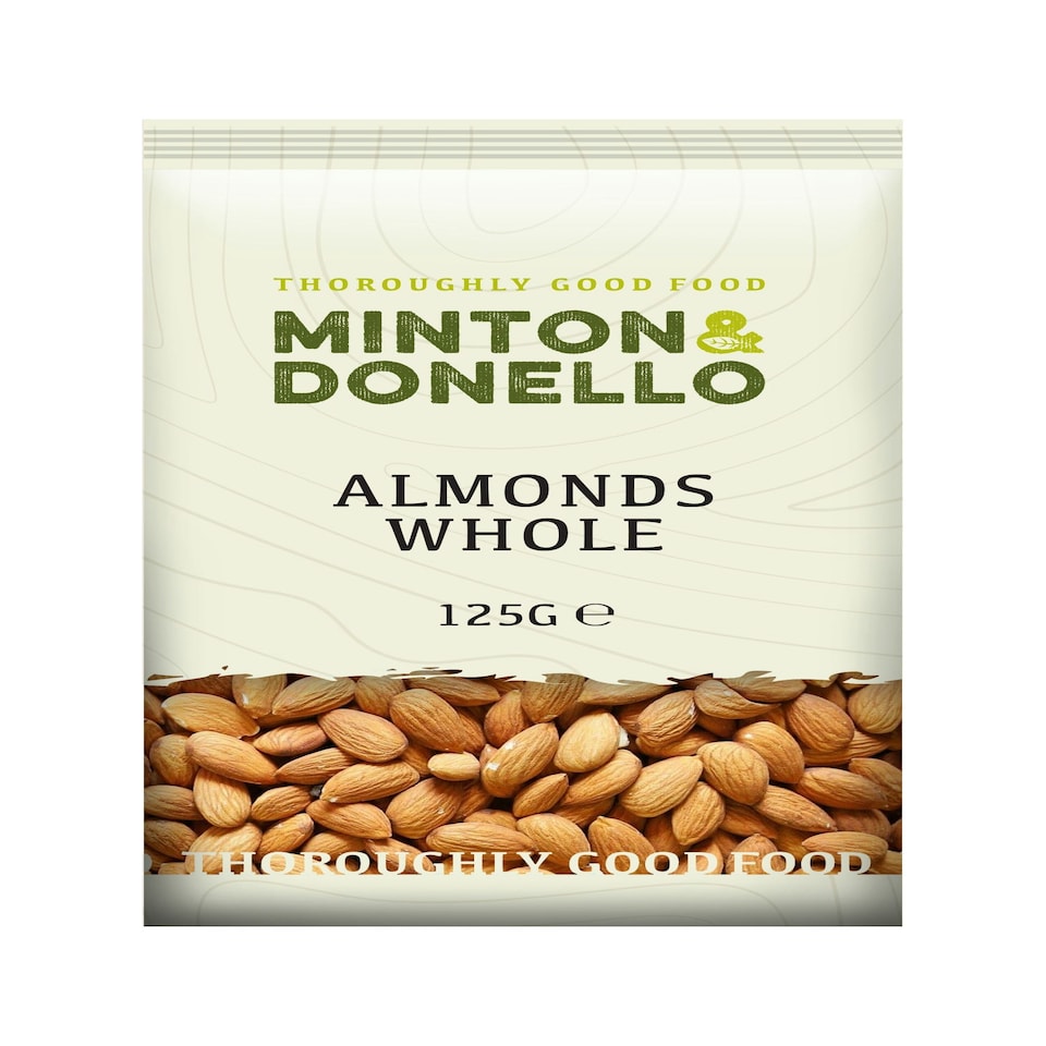 image 1 of Minton & Donello Whole Almonds 6 x 125g