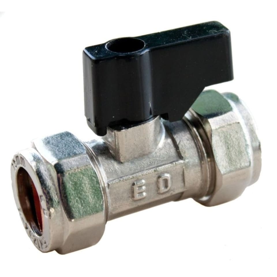Oracstar Handled Chrome Isolating Valve - Chrome - One Size