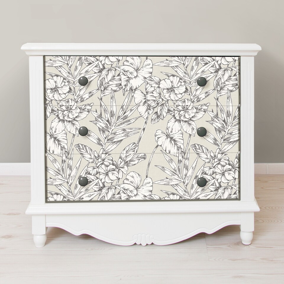 image 1 of NuWallpaper NUS3145 Cayman Peel & Stick Wallpaper, Grey