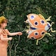 image 3 of Floral Ladybird Giant Helium Foil Balloon 87cm / 34 in