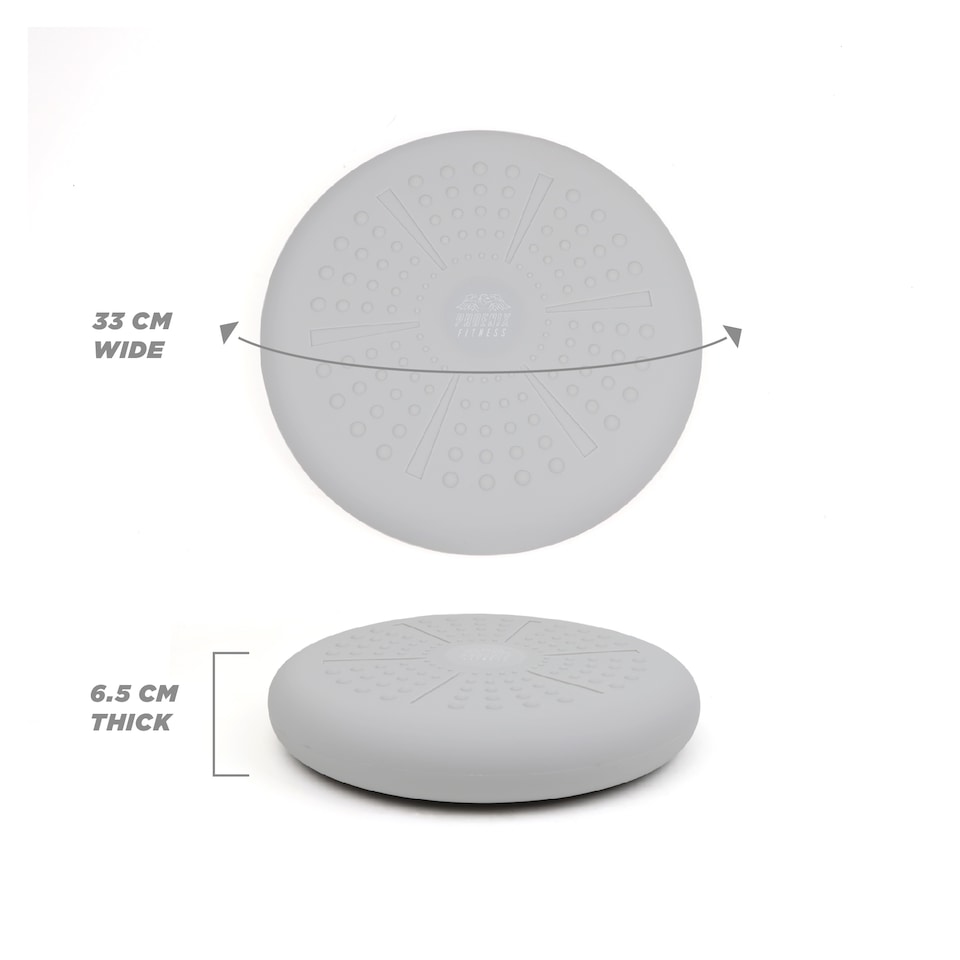image 1 of Phoenix Fitness Wobble Cushion - Grey | Grey