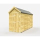 image 1 of 7 x 17 Feet Apex Shed - Single Door Without Windows - Wood - L503 x W214 x H217 cm Brown