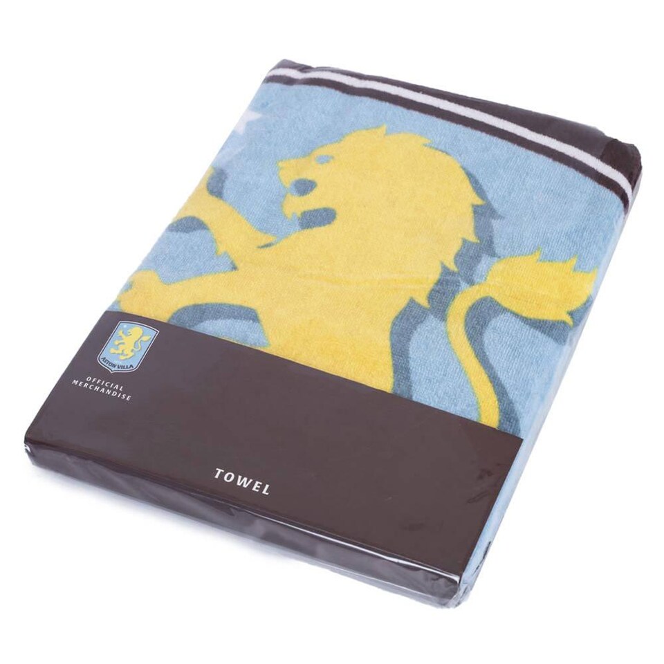 image 1 of Aston Villa FC Pulse Towel | Red | Claret/Sky Blue | One size | 1