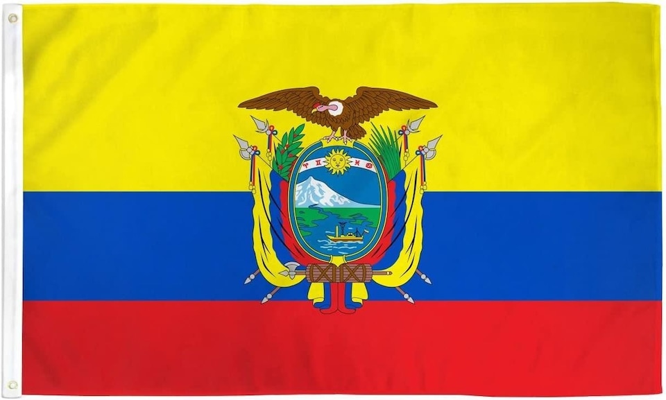 image 1 of Ecuador Flag 5x3ft | Multi