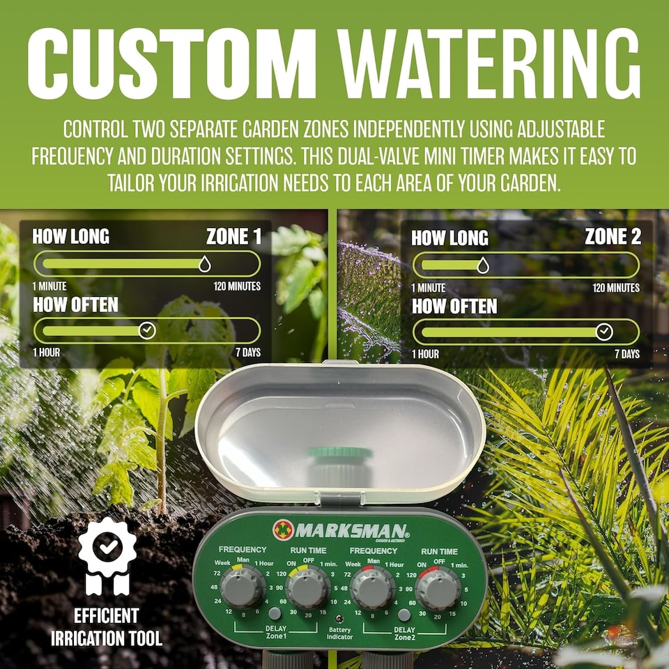 image 1 of Electronic Hose Water Timer Garden Plant Automatic Watering Irrigation