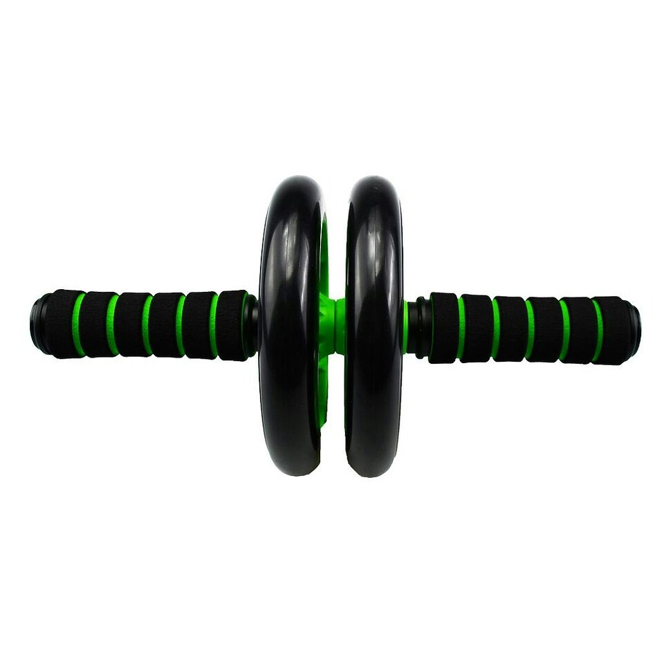 image 1 of Urban Fitness Equipment Ab Roller - Black/Green - One Size
