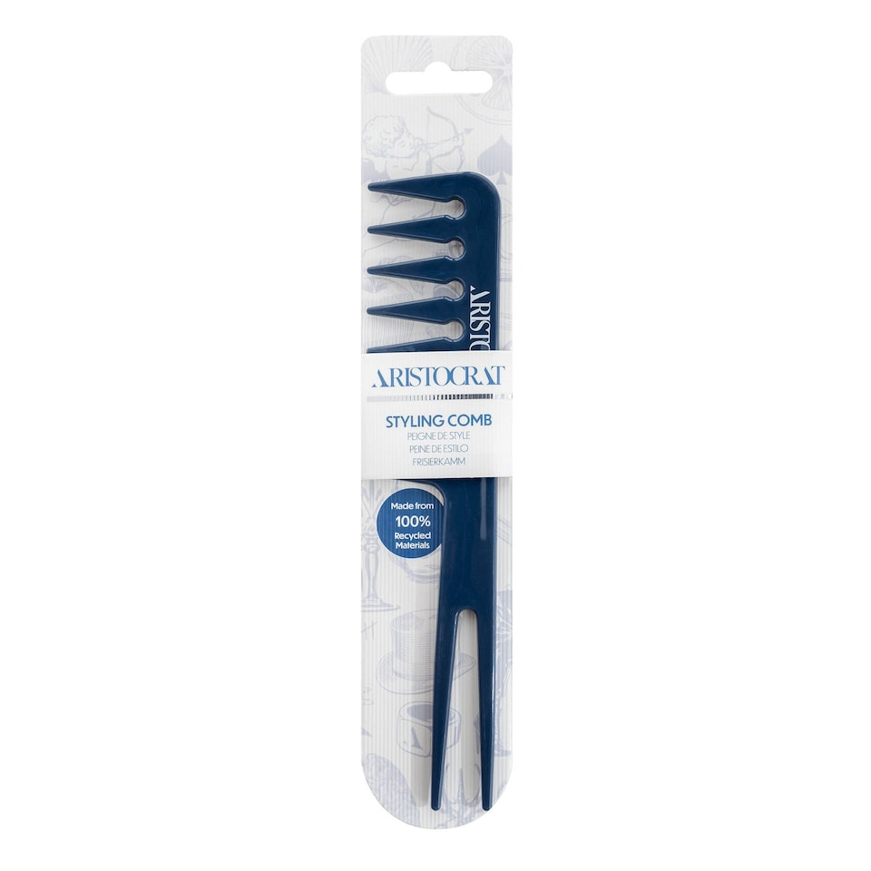 image 1 of Aristocrat Wide Tooth Styling Comb | Blue
