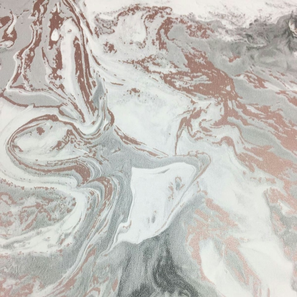 image 1 of Muriva Elixir Marble Wallpaper - Grey/Gold - 10m x 53cm Grey