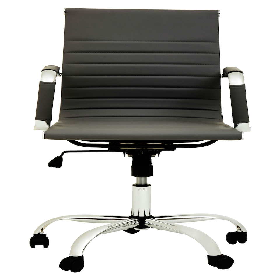 image 1 of Interiors by Premier Brent Black Low Back Home Office Chair