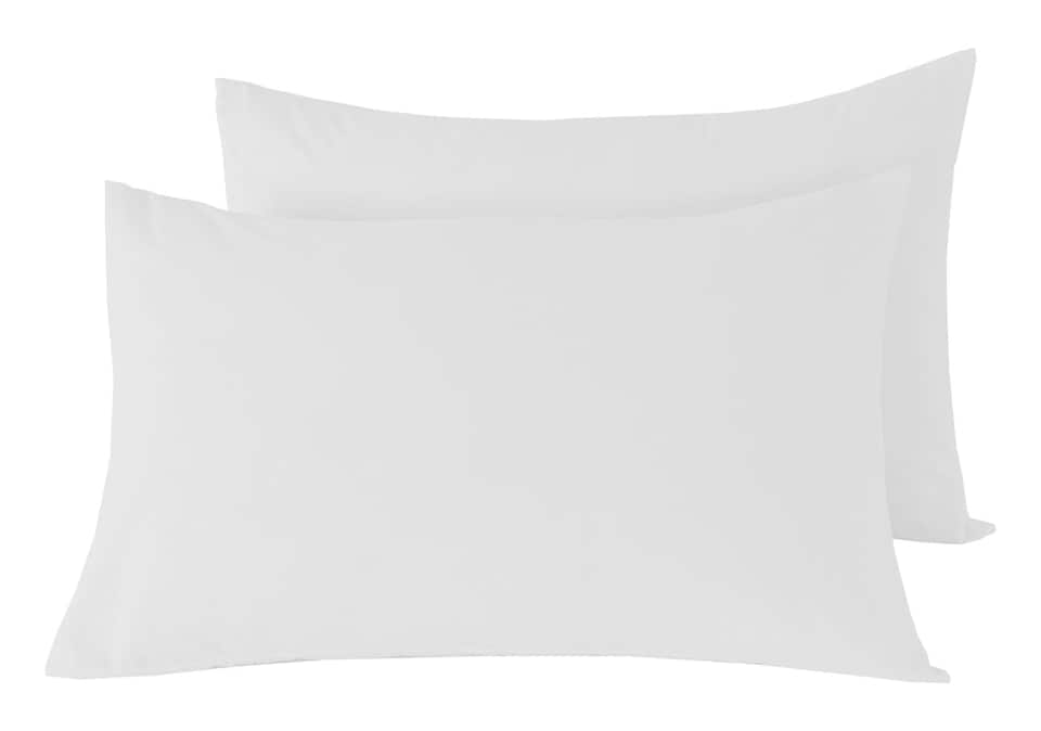 Basics Pillowcase Pair in White | White | White