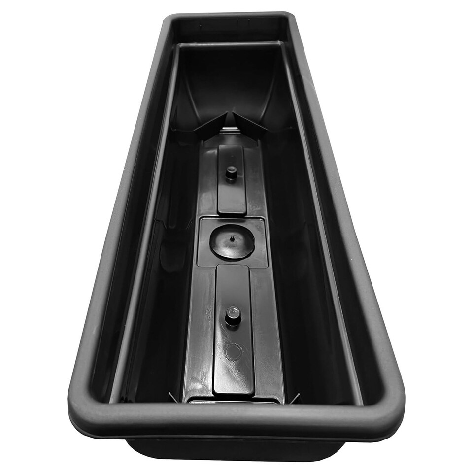 image 1 of 1 x Black 60cm Bellpot Trough Winchester Plastic Plant Flower Pot For Windows, Gardens & Patios Black