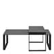 image 2 of Katrine Ceramic Coffee Table Set in Black