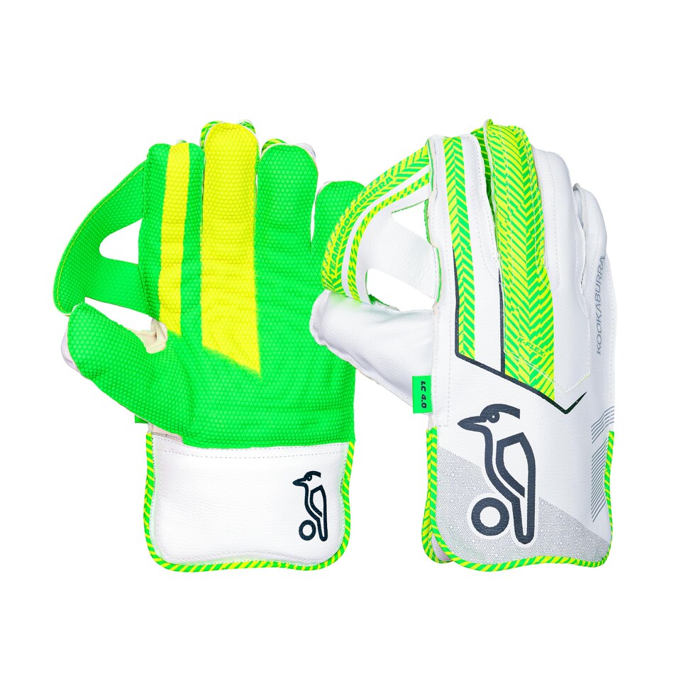 image 1 of Kookaburra Lc 4.0 Wicket Keeping Glove - Junior, Lime & Black
