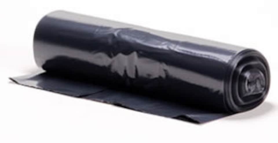 Large Black Recycled Wheelie Bin Liners 240 Litre,Roll of 13
