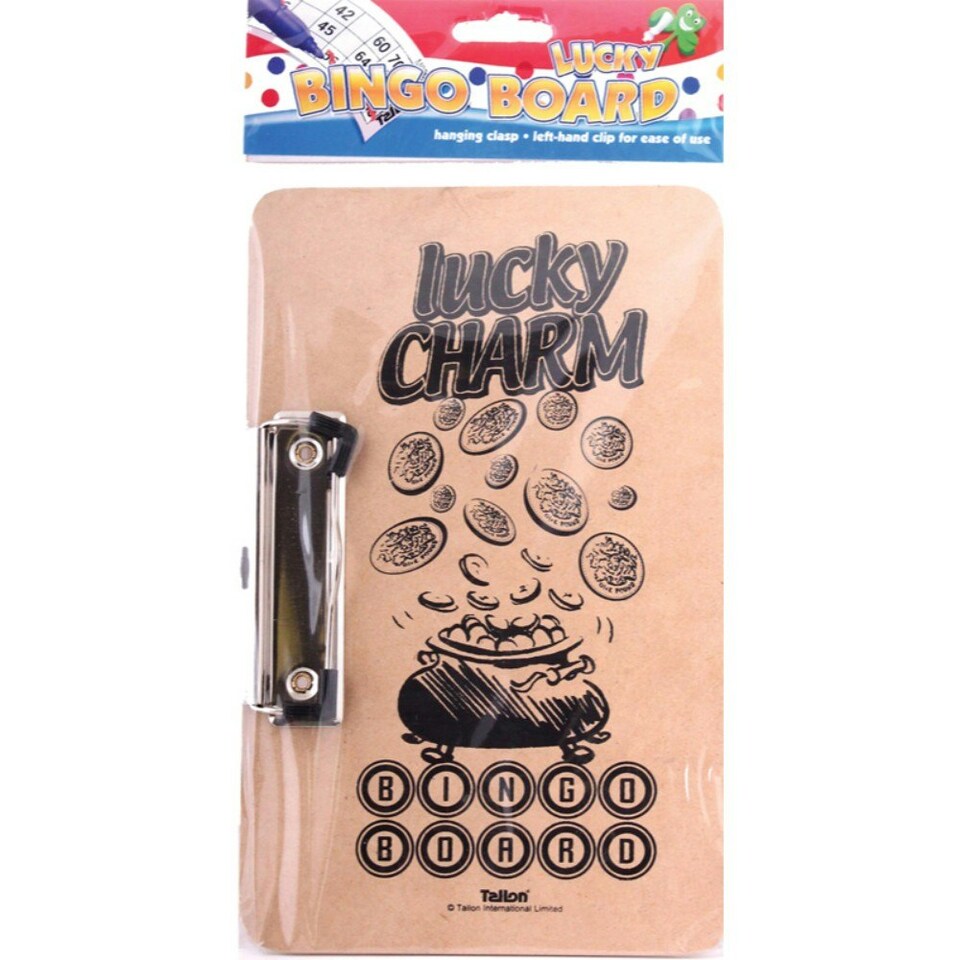 Tallon Games Bingo Board with Side Clip