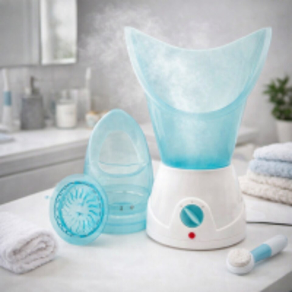 image 1 of Facial Sauna Steamer & Inhaler Spa Pore Cleanser Nose Steam