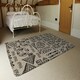 image 3 of Striped egyptian theme with ethnic and tribal motifs (Rug) Multi | XL: 160x230cm