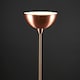image 1 of ValueLights Copper Uplighter Floor Lamp Bowl Shaped Shade Copper