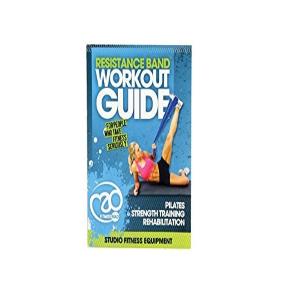 image 1 of Fitness Mad Power Resistance Band, Workout Band 1.5m, 3 Resistance Levels, Heavy Duty Exercise Band for Home Workout, Pilates & Rehabilitation