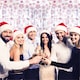 image 7 of Shimmer christmas Tinsel Curtain, 2M x 1M Pink