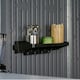 image 9 of Suncast Extra Deep Shelving With Hooks Set - Pack of 2 | Black