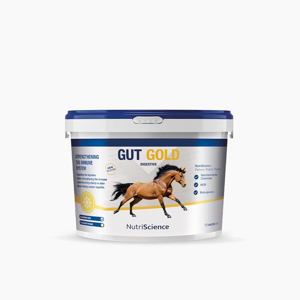 image 1 of NutriScience Horse Gut Gold Supplement Digestive Aid Probiotic Powder Ulcer Support Performance 1.2kg
