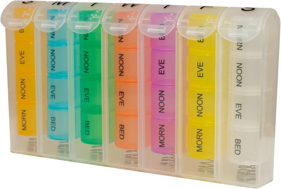 image 1 of Pop Up Pill Box 7 Day