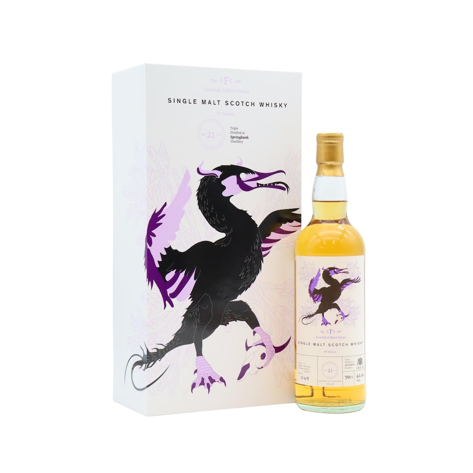 Springbank Scottish Folklore Series 6th Release Single Malt Scotch 2000 21 year old Whisky