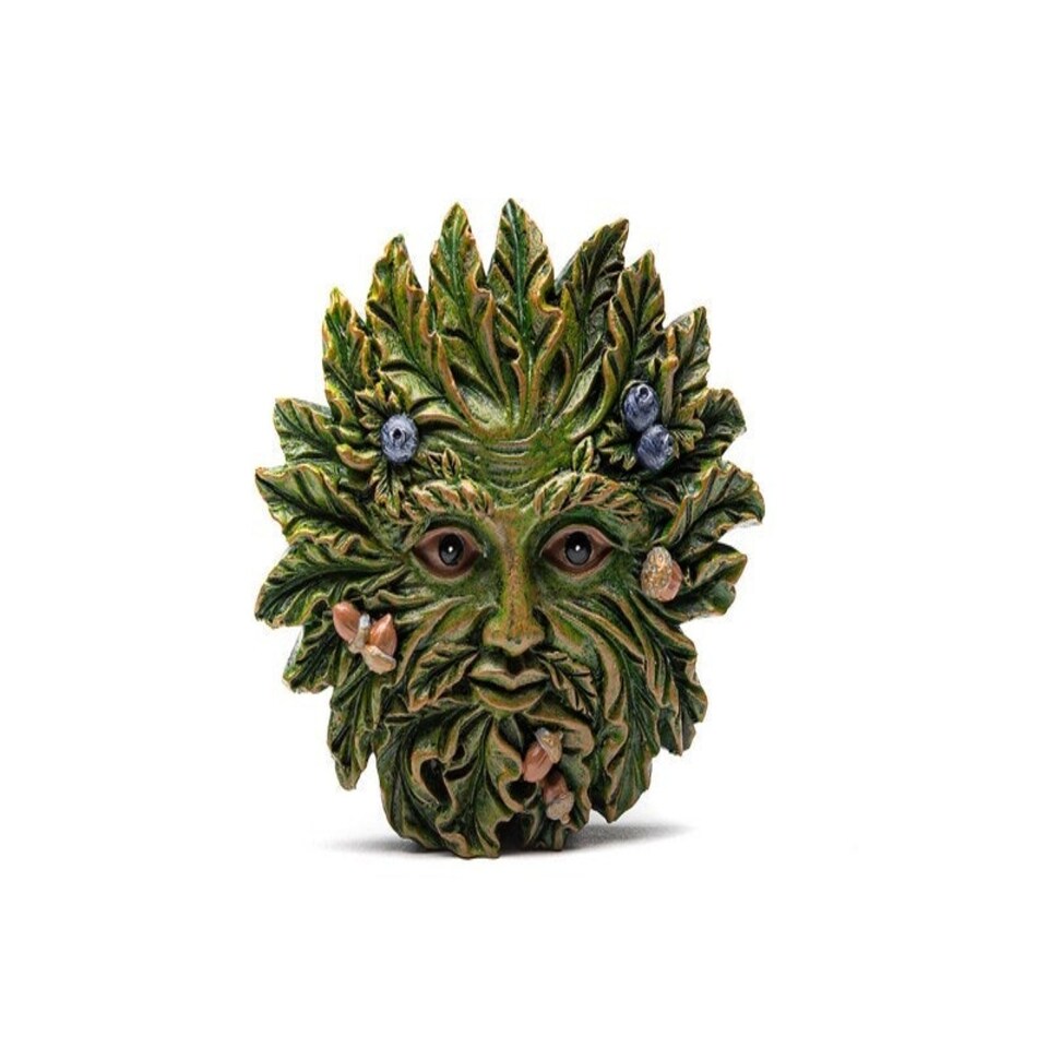image 1 of Green Man Plant Pot Feet - Set of 3 - L5.5 x W8.5 x H8.5 cm | Green