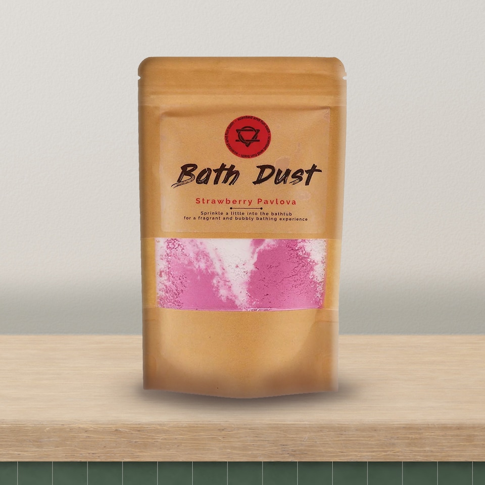 image 1 of Strawberry Pavlova Bath Dust/Bath Salt