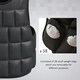image 8 of HOMCOM 15KGS Adjustable Weight Vest Running Gym Training Weight Loss, Black