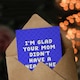 image 3 of Glad Your Mom Didn't Have a Headache Funny Joke Birthday Card