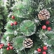 image 2 of 6ft Bushy Elegant Self Artificial Christmas Tree Xmas Home Decorations 180cm, Green Green | 6ft