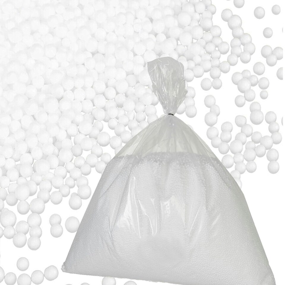 image 1 of 1/2 Bag High Quality White Polystyrene Beads Bean Bag Filler